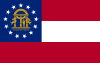 Le drapeau de la Géorgie.