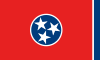 Le drapeau du Tennessee.