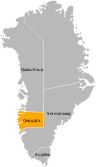 Localisation de la municipalité de Kujalleq