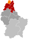 Localisation de Troisvierges au Luxembourg