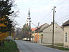 Stapar, main street and the Orthodox Church.jpg