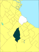 localisation de la partido Ezeiza dans la province de Buenos Aires