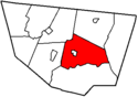 Map of Sullivan County Pennsylvania Highlighting Laporte Township.png