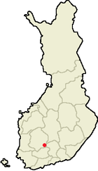 Localisation de Kuhmalahti en Finlande
