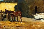 Mariano Fortuny A Burro on the Patio.jpg