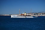 Le SS Delphine sortant du port de Nice