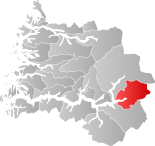 Carte de Årdal