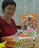 Annie Prévost, lors du Festival du livre jeunesse du Havre, en 2006