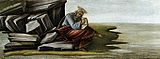 Botticelli, incoronazione della vergine, predella 01 san giovanni evangelista a patmos.jpg