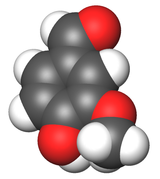 représentations de la molécule de vanilline