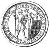 Konrad I Głowgowski seal 1253.PNG