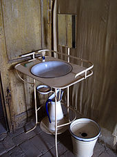 Image d'un ancien lavabo du palazzo Lauria