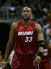 Alonzo Mourning avec le Miami Heat