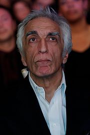 Lors d'une réunion de soutien à Bertrand Delanoë dans le cadre des élections municipales de 2008 à Paris