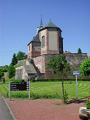 Chevet de l'église Saint-Rémi de Schorbach
