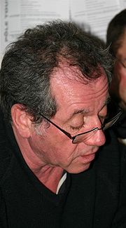 Patrick Laupin lisant à l'APP des Piémonts (Lodève - décembre 2008)