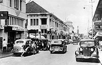 La rue Braga, la populaire artère commerciale de Bandung, dans les années 1930