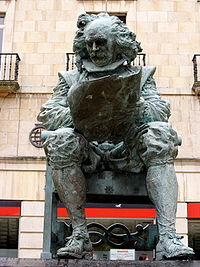 Statue de Juan Carreño de Miranda, à Avilés