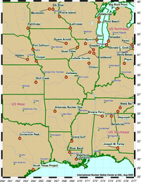 Central USA Nuclear power plants map.png