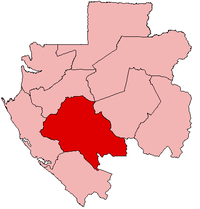 Localisation de Libreville au Gabon