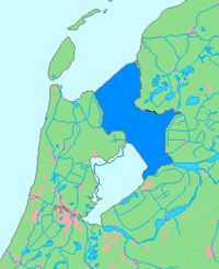 Carte de l'IJsselmeer