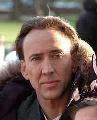 Photographie de Nicolas Cage en gros plan