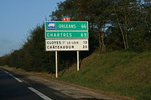 Exemple d’utilisation des panneaux de confirmation sur une route nationale