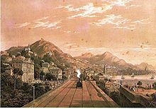 Inauguration de la ligne ferroviaire Turin-Gênes