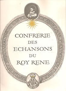 Logo de la confrérie des Echansons du Roy René