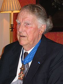Edmund Hillary à Varsovie, 2004
