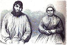 Martin Dumollard et Marie-Anne Martinet en 1861Illustration issue de Causes célèbres de tous les peuples, Armand Fouquier, 1864