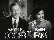 Melville Cooper and Isabel Jeans