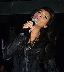 singer-songwriter Nadia Ali performing in 2011