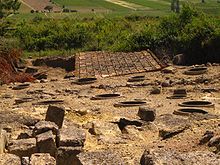 site de l'oppidum : silos