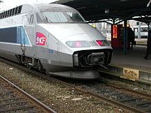 TGV Atlantique en gare de Nantes