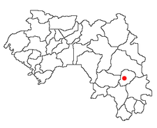 Localisation de la Préfecture de Kérouane en Guinée.