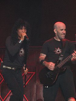 Anthrax sur scène en 2005