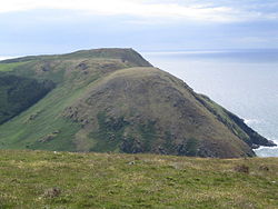 La colline de Bradda en 2007.