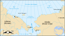Carte de la mer des Tchouktches.