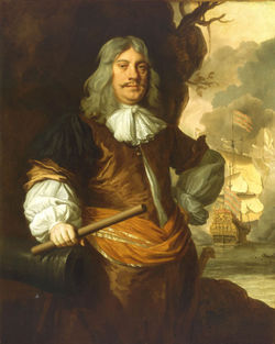 Cornelis Tromp (1629 - 1691)Peter Lely - 1675, d'après une gravure de Jan Lievens