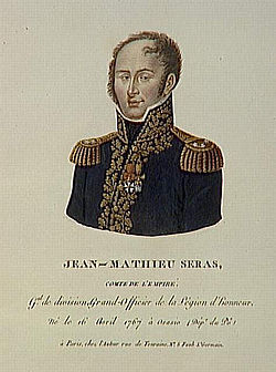 Delvaux - Jean-Mathieu Séras, comte de l'Empire, né le 16 avril 1767 à Osasio, Rémy Henri Joseph Delvaux (d'après M. Georgs), musée national des châteaux de Malmaison et de Bois-Préau