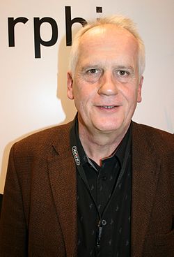 Gérard Doyen, directeur des éditions Orphie, au Salon du livre de Paris le 18 mars 2011.