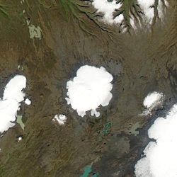 L'Hofsjökull vu par satellite
