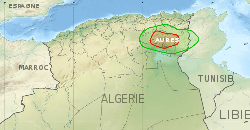 Localisation des Aurès
