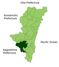 Miyakonojo in Miyazaki Prefecture.png