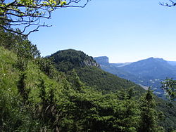 Vue du mont Joigny depuis la pointe de la Gorgeat.