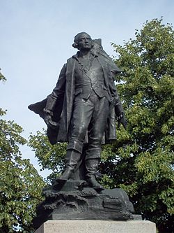 Statue de Jean Vauquelin à Montréal