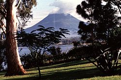Vue du Nyiragongo en 1994.