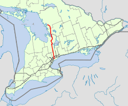 Ontario 400 map.svg