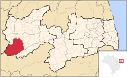 Région Microrégion d'Itaporanga